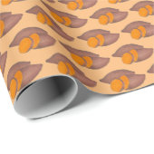 オレンジサツマイモヤムポテトベジタブルベジエ ラッピングペーパー (ロールコーナー)
