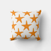 オレンジサマーシーシェルビーチヒトデ海 クッション (裏面)