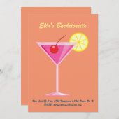 オレンジサマーバチェロレッテ招待状 招待状 (正面/裏面)