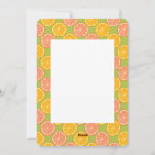 オレンジサマー誕生日カード シーズンカード (裏面)