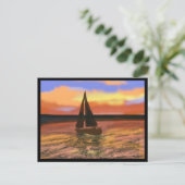 オレンジサンでのセーリング ポストカード (スタンド正面)