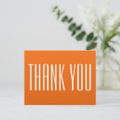 オレンジサンキューハガキ ポストカード (スタンド正面)