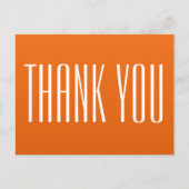 オレンジサンキューハガキ ポストカード (正面)