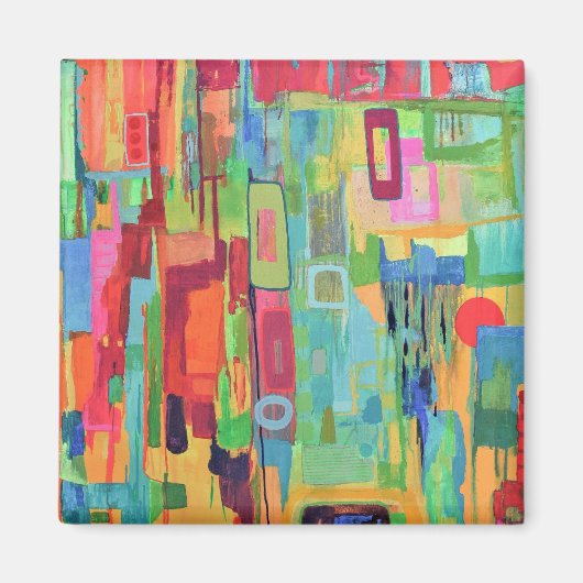 オレンジサンシャインマグネット マグネット (正面)