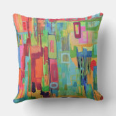 オレンジサンシャイン20 x 20ポリ装飾用クッション クッション (裏面)