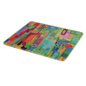 オレンジサンシャイン6 x 7 Decoガラス切断ボード カッティングボード (角)