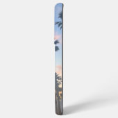 オレンジサンセットオンオーシャンサイドカリフォルニアビーチ SAMSUNG GALAXYケース (裏面横)