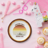 オレンジサンセットマウンカスタムテン懇親会パーティー ペーパープレート (パーティー)