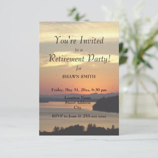 オレンジサンセットリタイアメントパーティー 招待状 (スタンド正面)
