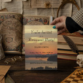 オレンジサンセットリタイアメントパーティー 招待状