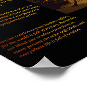 オレンジサンセット ポスター (角)