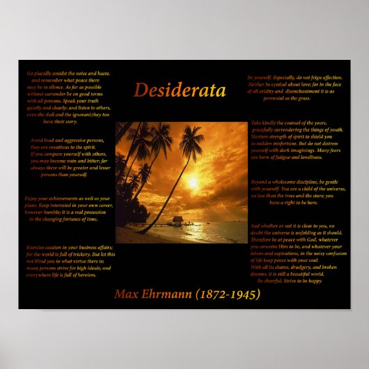 オレンジサンセット ポスター (正面)