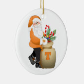 オレンジサンタ セラミックオーナメント (右)