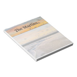 オレンジサンライズ海カスタムメモ帳 ノートパッド