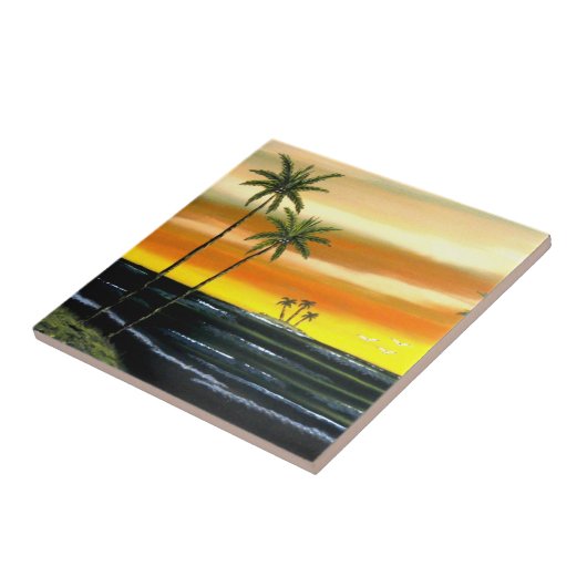 オレンジサンライズ タイル (側面)