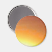 オレンジサンburstマグネット マグネット (正面/裏面)