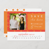 オレンジサークル日付カードの保存 案内ポストカード (正面/裏面)