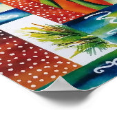 オレンジサーフボード ポスター (角)