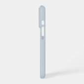 オレンジシェードシャドーモノグラム 名入れパターン iPhoneケース (左側面)
