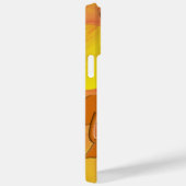 オレンジシェードフラクタルデジタルハートアーカスタムト Case-Mate iPhoneケース (裏面 / 右)