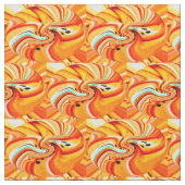 オレンジシック ファブリック (クローズアップ)