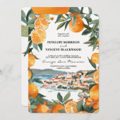 オレンジシティ2結婚式招待状 招待状 (正面/裏面)