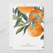 オレンジシティ2結婚式招待状 招待状 (裏面)