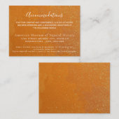 オレンジシトラスウォーターカラー宿泊施設 エンクロージャーカード (正面/裏面)