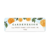 オレンジシトラスフルーツ ラベル (正面)