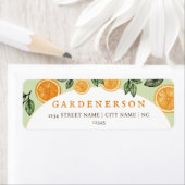 オレンジシトラスフルーツ ラベル (インサイチュ)