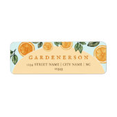 オレンジシトラスフルーツ ラベル (正面)