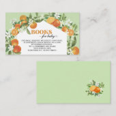 オレンジシトラスリトルかわいこちゃんウォーター色ベビーショウェ エンクロージャーカード (正面/裏面)