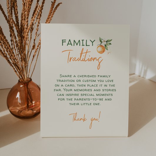 オレンジシトラスリトルかわいこちゃんファミリートラディショナル 台座サイン