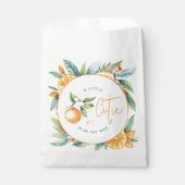 オレンジシトラスリトルかわいこちゃんベビーシャワー フェイバーバッグ (正面)