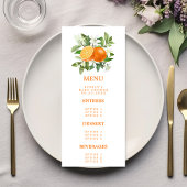 オレンジシトラス リトルキューティー オン・ザ・ウェイ ベビーシャワー メニュー