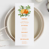 オレンジシトラス リトルキューティー オン・ザ・ウェイ ベビーシャワー メニュー