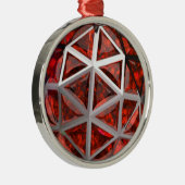 オレンジシトリン球 メタルオーナメント (右)