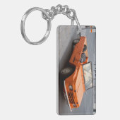 オレンジシトロエンメハリ キーホルダー (正面左)