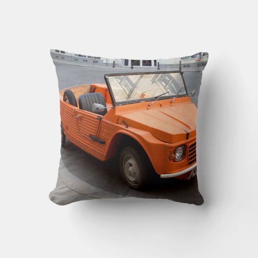 オレンジシトロエンメハリ クッション (正面)