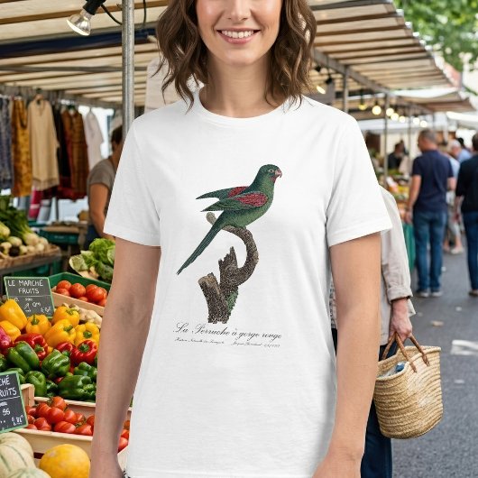 オレンジシノビインコ Brotogeris jugularis Tシャツ