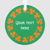 オレンジシャムロ縁どックス追加文字 オーナメント (裏面)