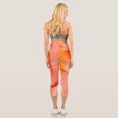 オレンジシャーベット カプリレギンス (裏面)