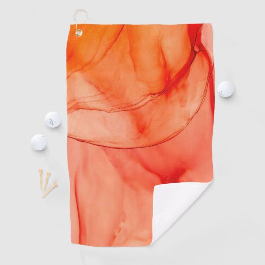 オレンジシャーベット ゴルフタオル (インサイチュ)