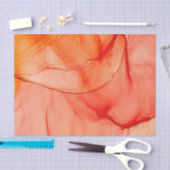 オレンジシャーベット 薄葉紙 (クラフト)