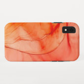 オレンジシャーベット Case-Mate iPhoneケース (裏面(横))