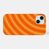 オレンジシャーベット iPhone 15ケース (裏面横)