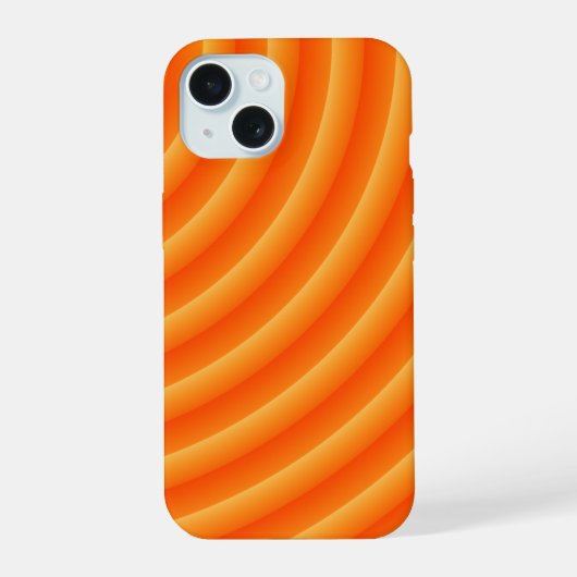 オレンジシャーベット iPhone 15ケース (裏面)