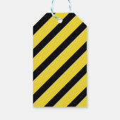 オレンジショベル建築キッズパーティー誕生日 ギフトタグ (裏面)