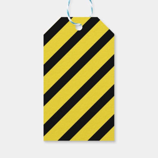 オレンジショベル建築キッズパーティー誕生日 ギフトタグ (裏面)