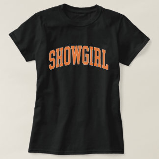 オレンジショーガールユニバーシティスタイルシャツ Tシャツ